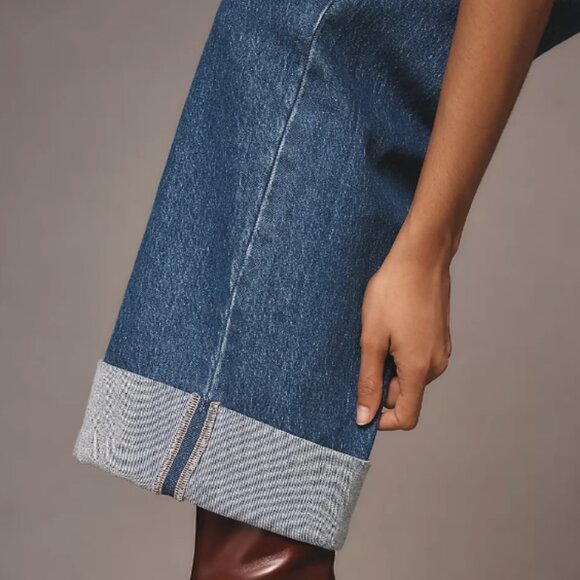 Pilcro The Austyn High-Rise Cuffed Wide-Leg Jeans - Picture 3 of 8